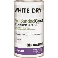 (image for) White Dry Indoor and Outdoor White Grou