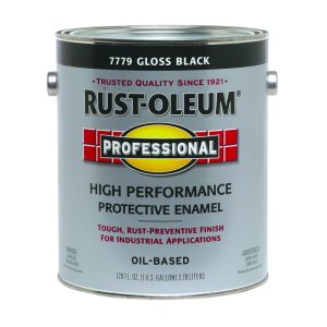 (image for) Rust-Oleum Professional Indoor and Outdoor Gloss Black Oil-Based