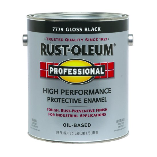 (image for) Rust-Oleum Professional Indoor and Outdoor Gloss Black Oil-Based
